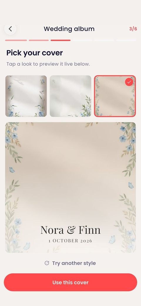 Pick your cover.